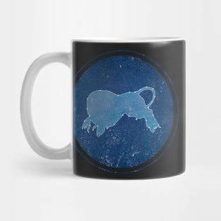 White Lion Star Constellation - Board Game Inspired Graphic - Tabletop Gaming  - BGG Mug